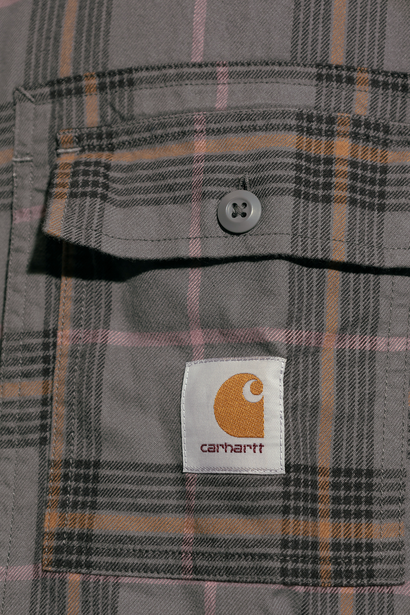 Grey Shirt with logo Carhartt WIP Vitkac GB